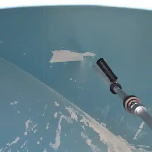 Removing residue and grime