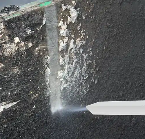 Removing corrosive material