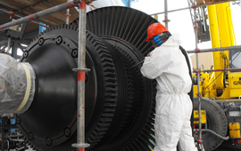 Turbine cleaning