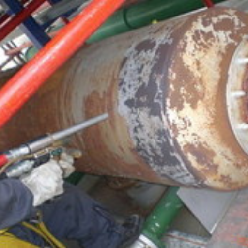Removing rust from chemical equipment