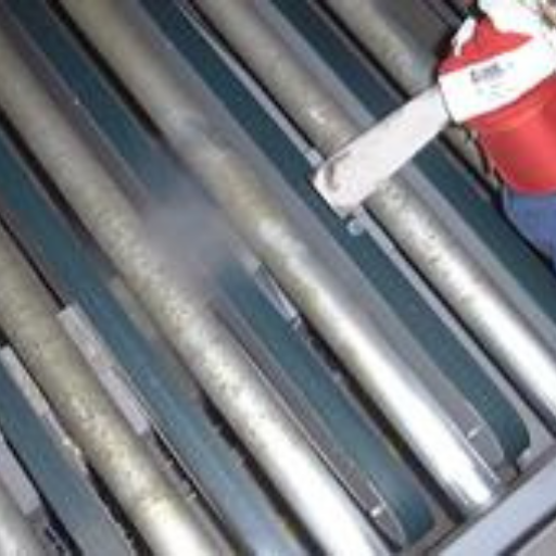 Cleaning conveyor systems in latex factory