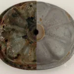 Paint stripping with dry ice and abrasives