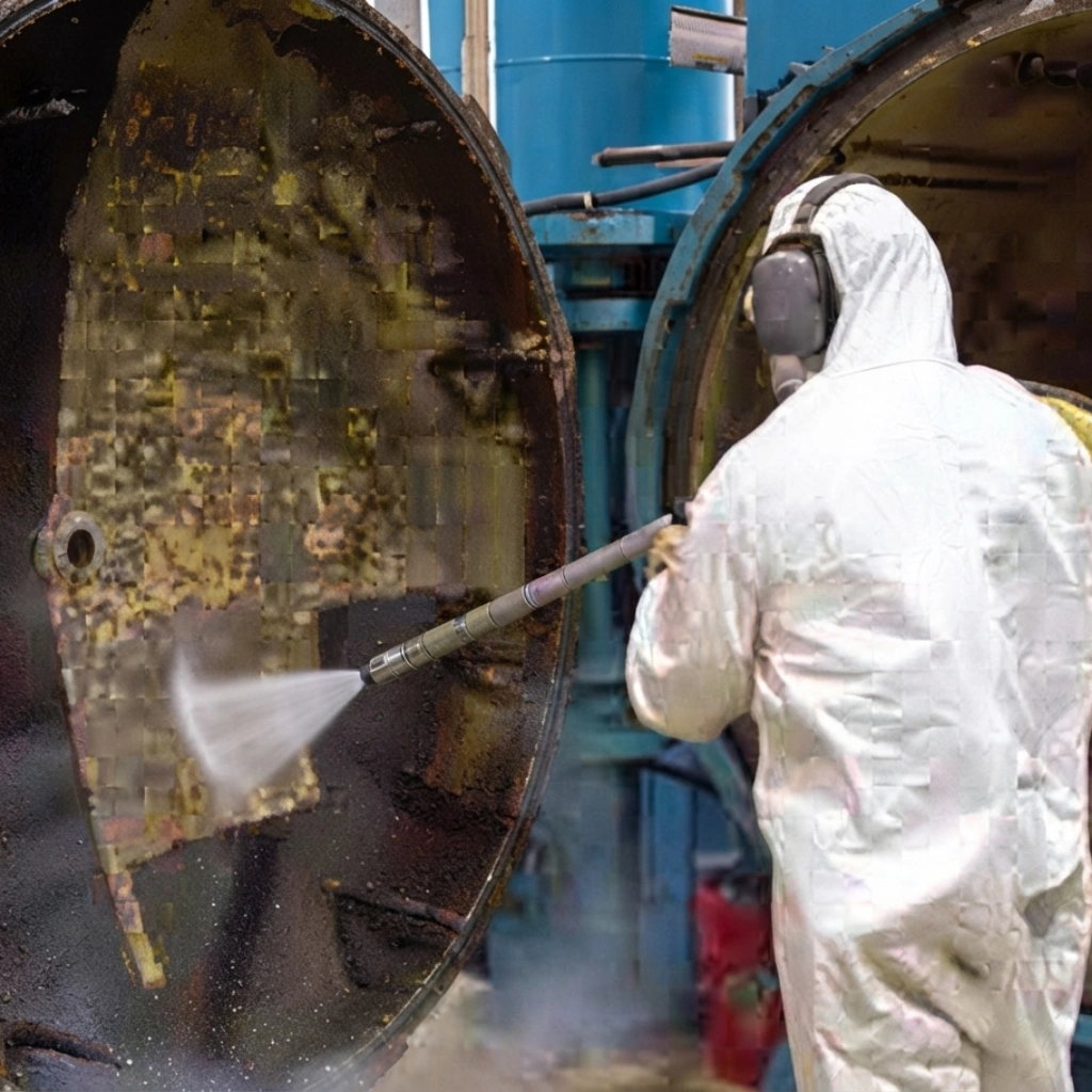 Bakeplate cleaning