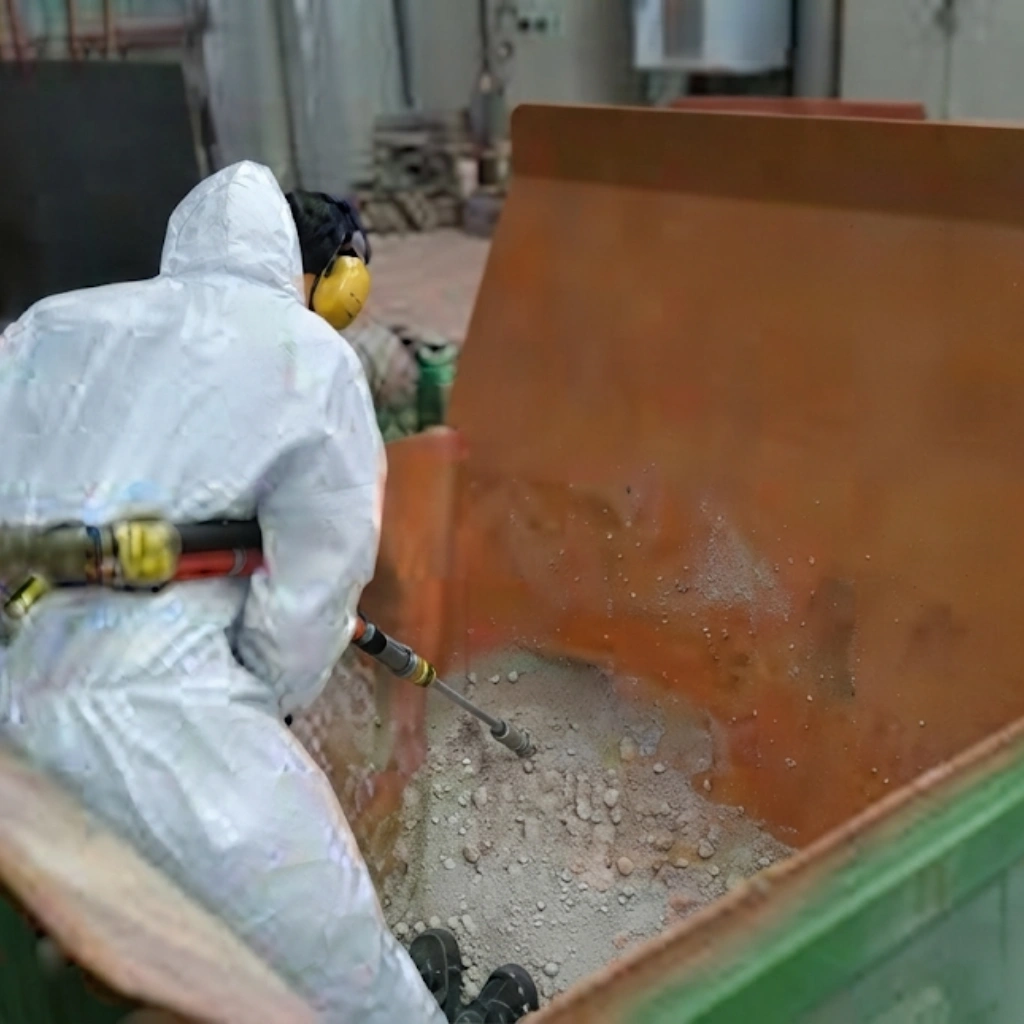 Mould cleaning in building industry