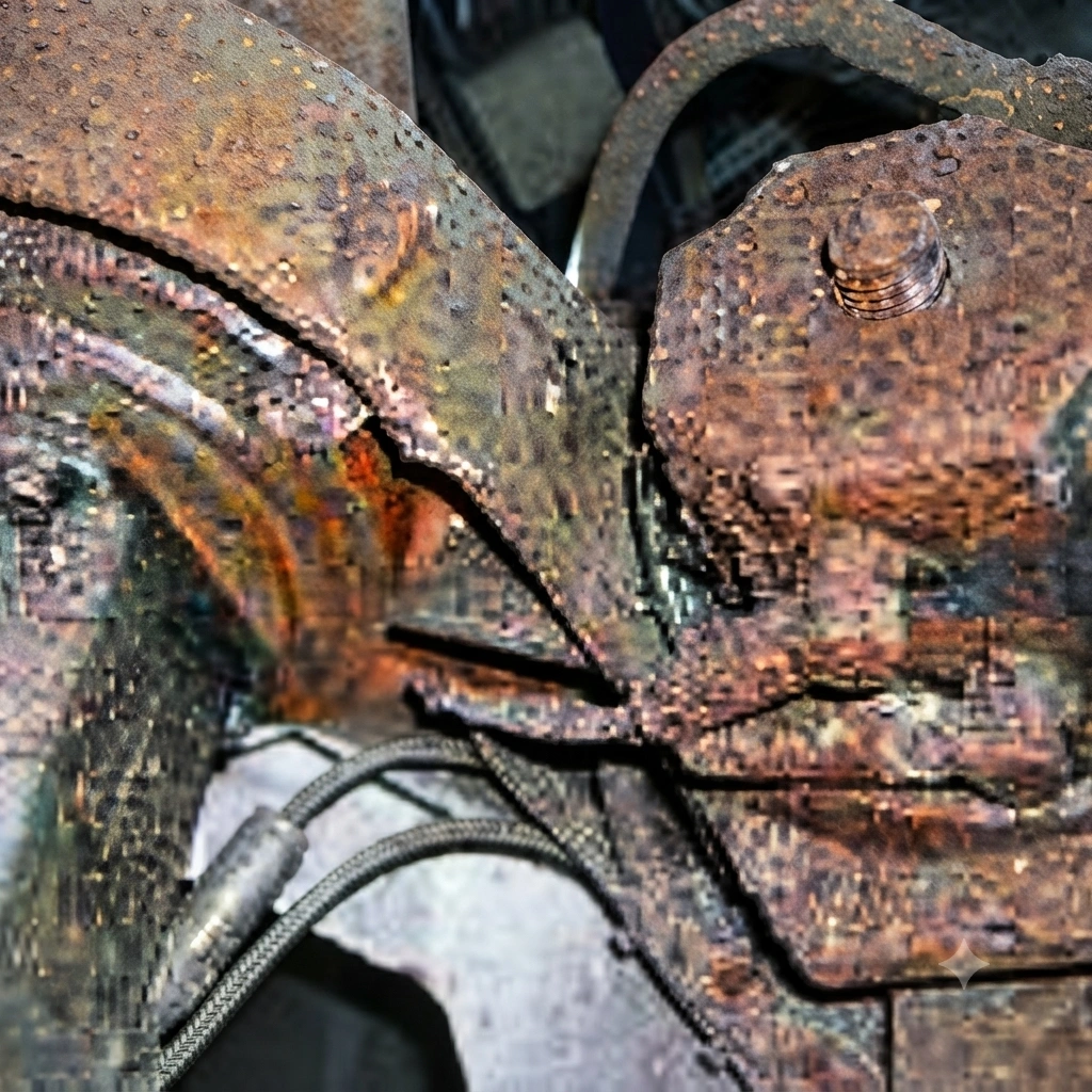 Cleaning welding robots & other metal process equipment