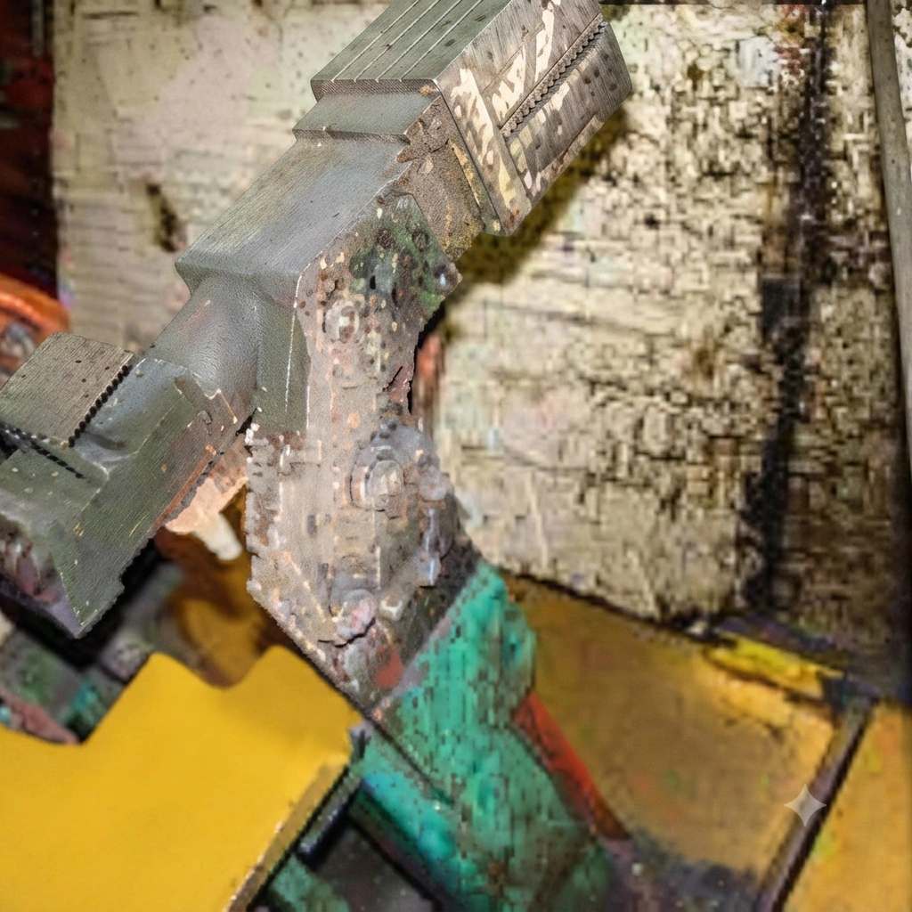 Welding robots in bodyshop