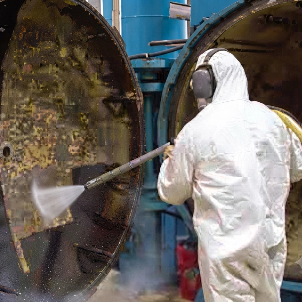 Bakeplate cleaning