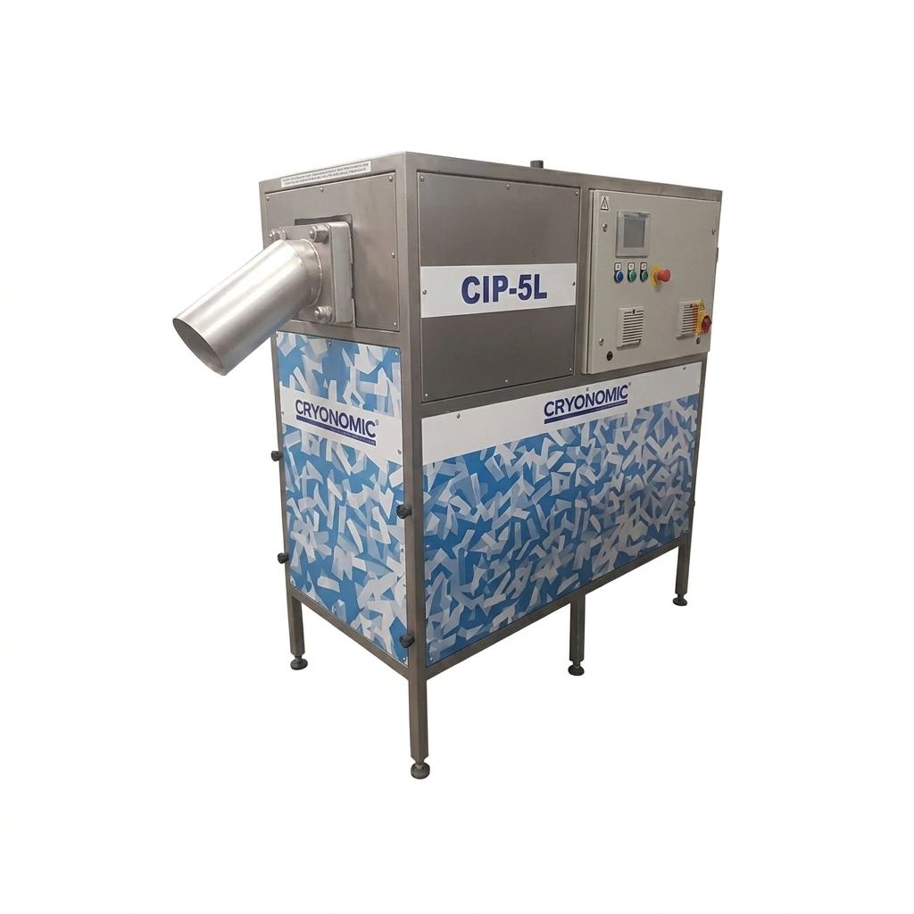 Dry ice production machine