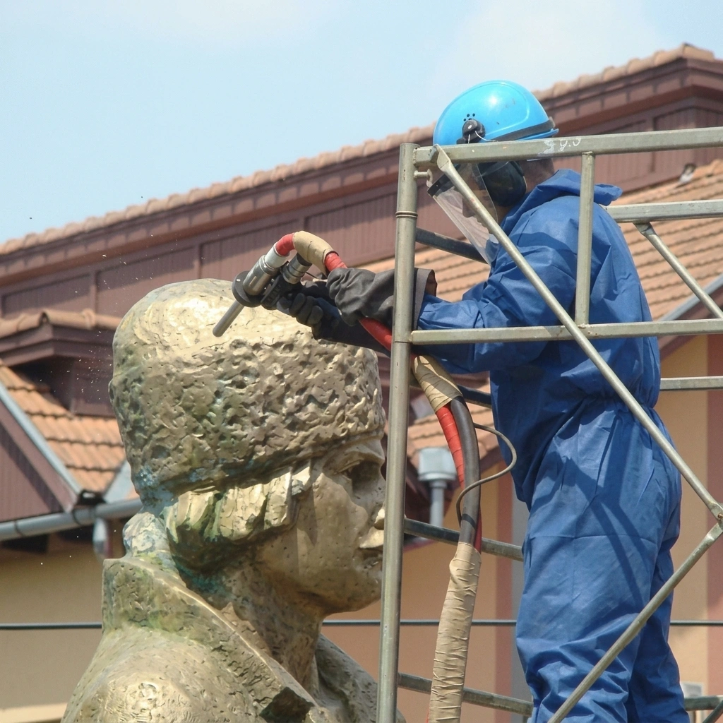 Monument cleaning