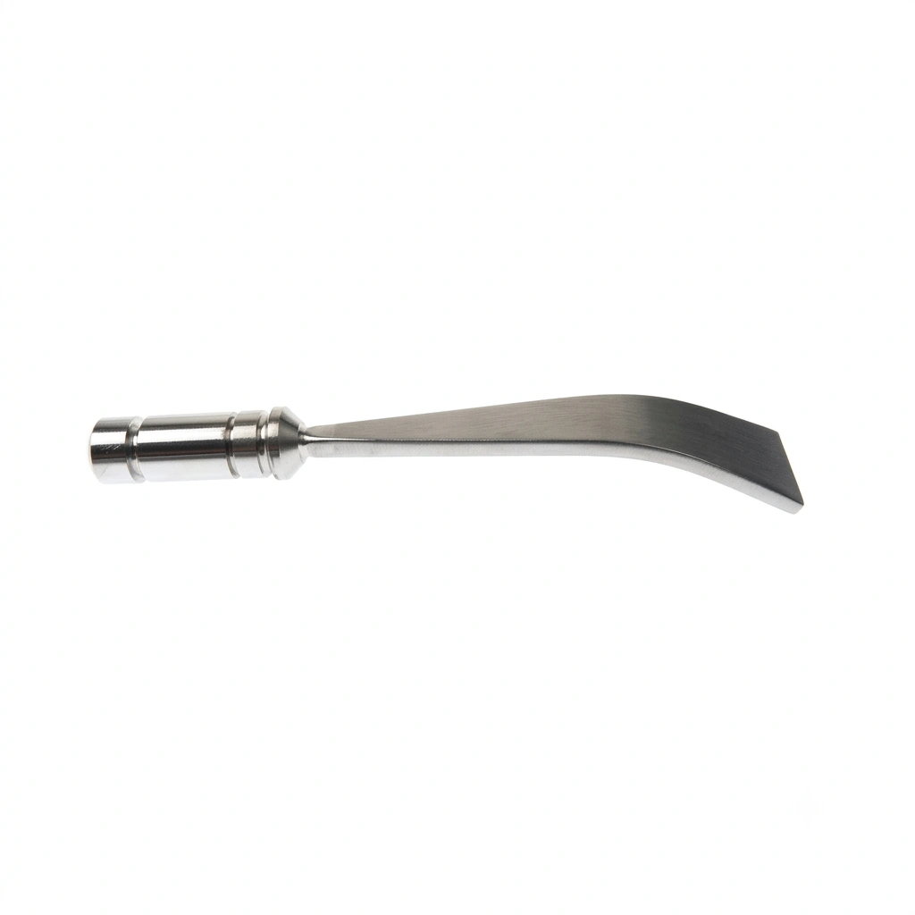 Bent flat nozzle