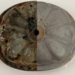 Paint stripping with dry ice and abrasives