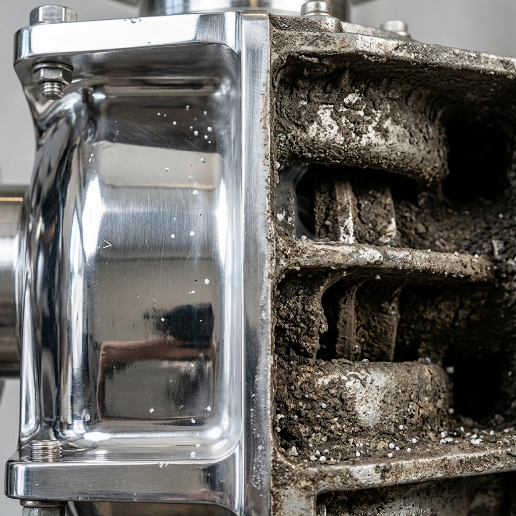 Oldtimer and car parts cleaning