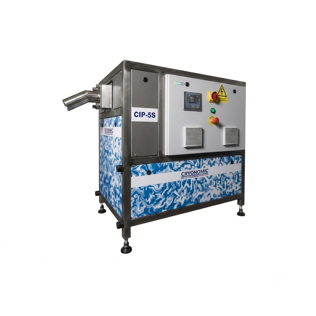 Dry ice production machine